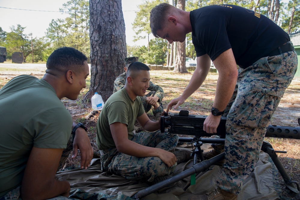 Battle Skills Training School machine gun course