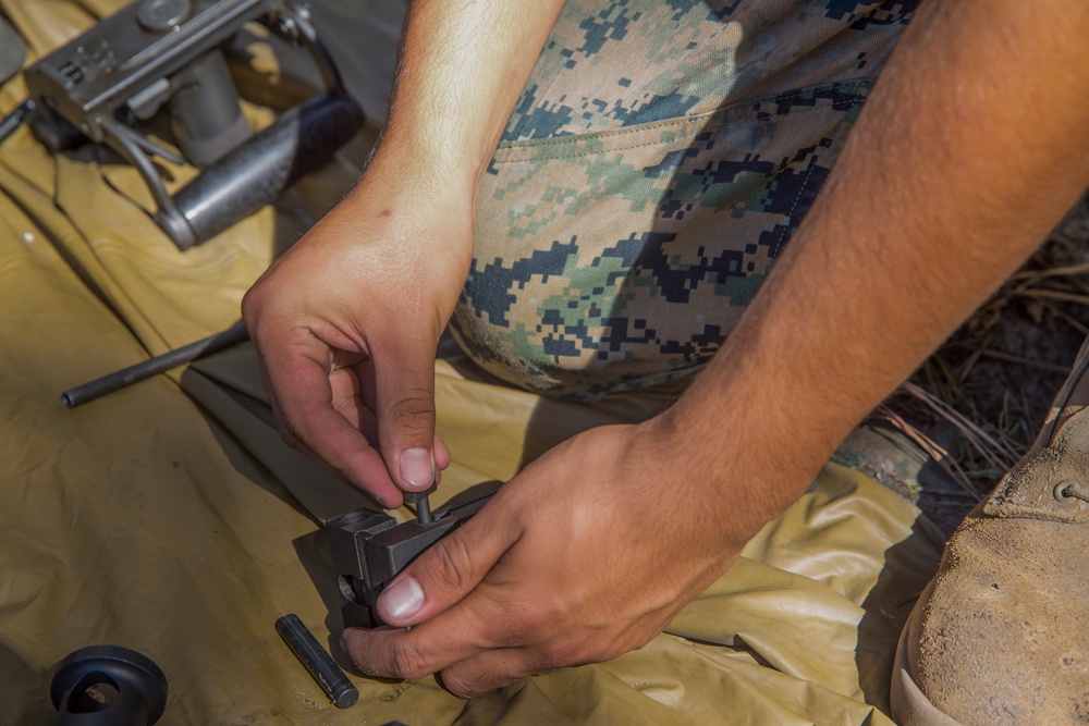 Battle Skills Training School machine gun course