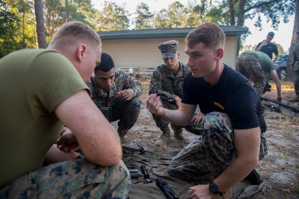 Battle Skills Training School machine gun course