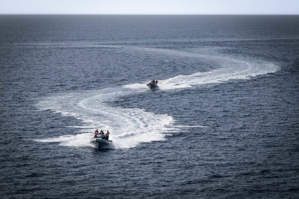 USS Jason Dunham small-boat attack scenario