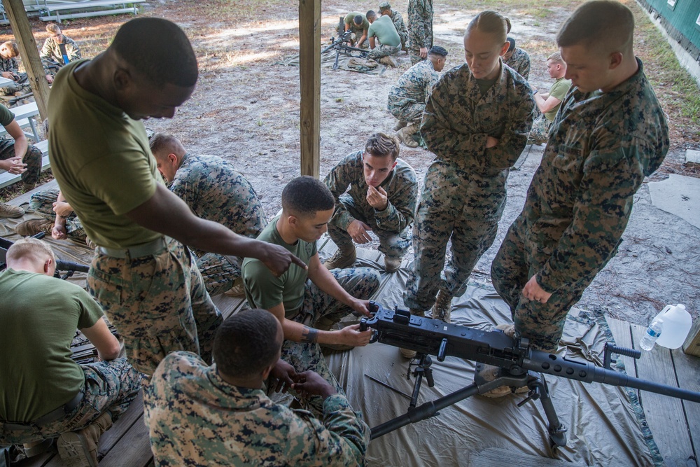 Battle Skills Training School machine gun course