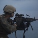 31st MEU recon Marines spit fire and lead during machine gun training aboard Wasp