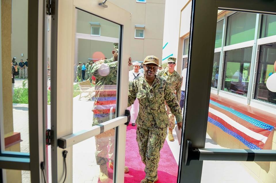 NAVSUP FLC Bahrain CSCS Jackson Enters Grand Opening of New NSA Bahrain Galley
