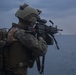 31st MEU recon Marines spit fire and lead during machine gun training aboard Wasp