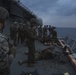 31st MEU recon Marines spit fire and lead during machine gun training aboard Wasp