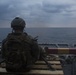 31st MEU recon Marines spit fire and lead during machine gun training aboard Wasp