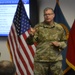 DLA Troop Support Commander Army Brig. Gen. Mark Simerly addresses the Joint Reserve Force at Troop Support's first JRF town hall event Oct. 12 in Philadelphia.