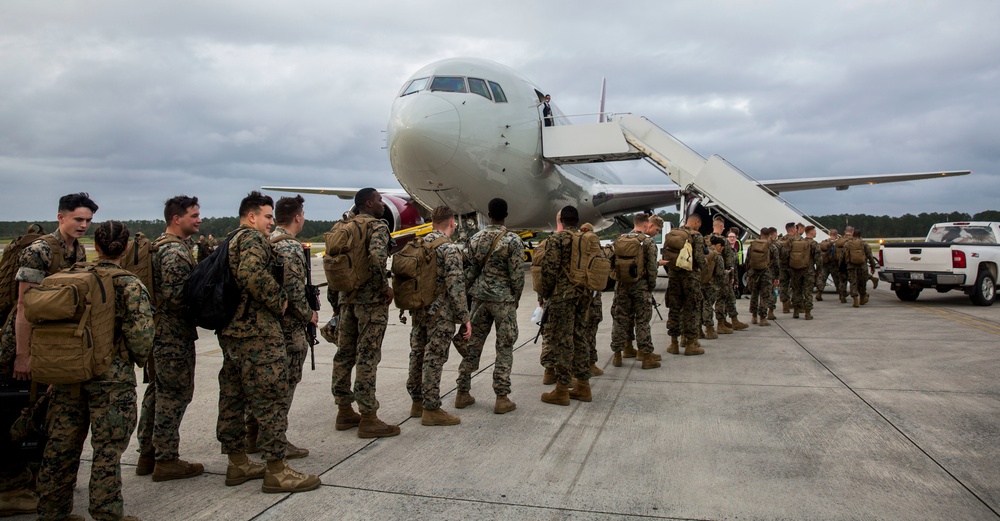 II MEF Departs for Trident Juncture 18