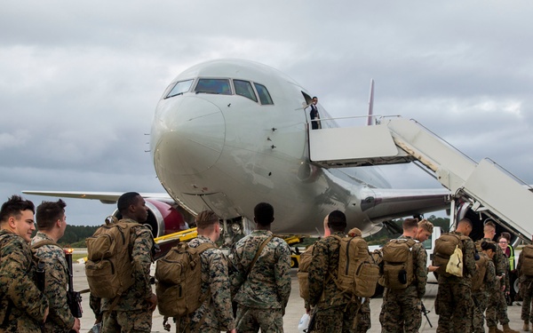 II MEF Departs for Trident Juncture 18