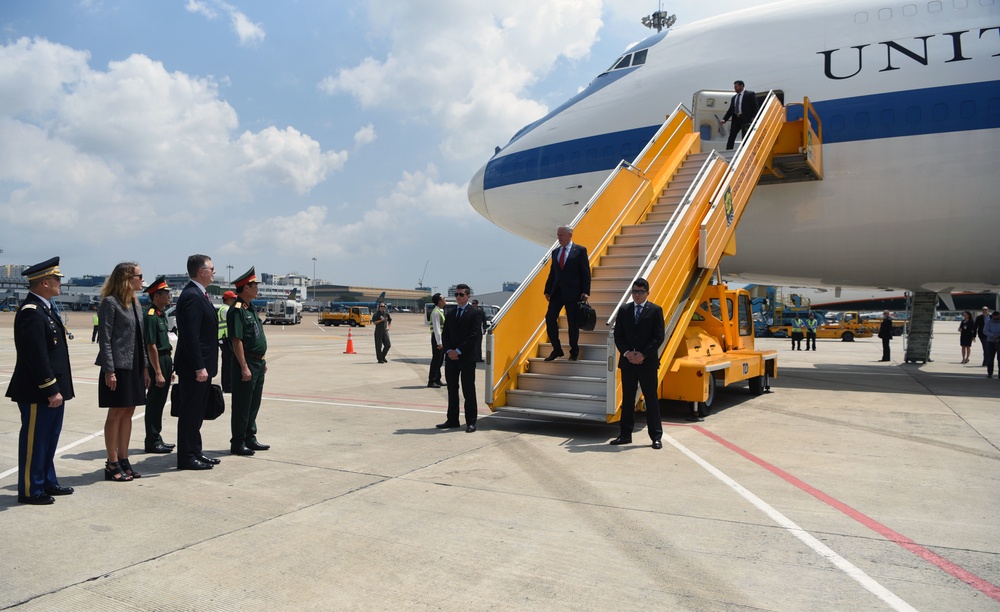 Mattis Arrives in Vietnam