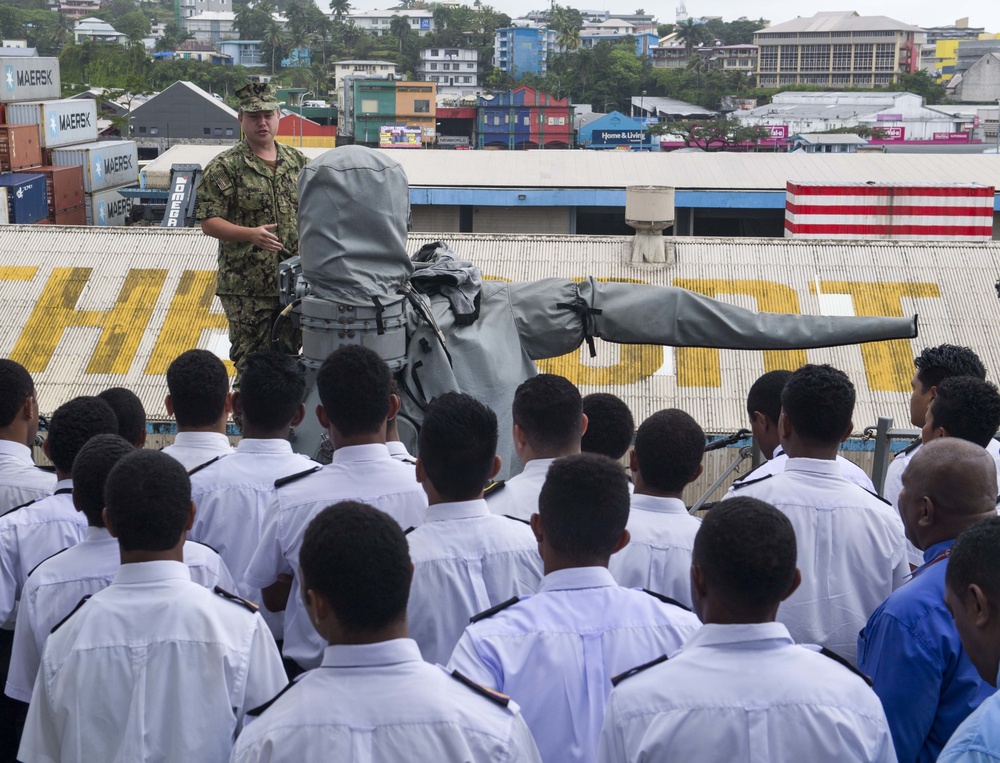 USS Shoup Visits Fiji