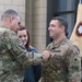 Promotion Ceremony for Maj. Klerk and Maj. Rockhold