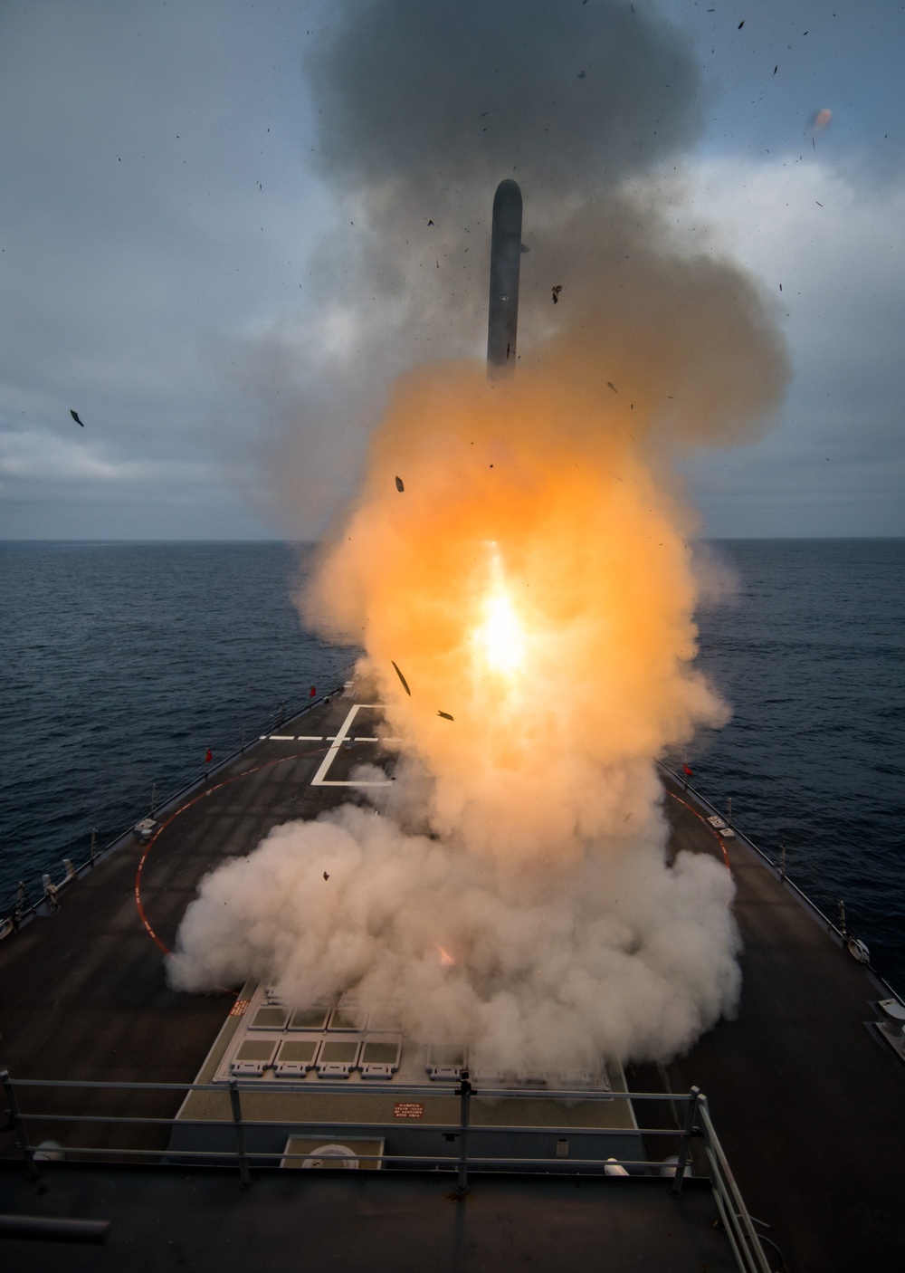 USS Dewey Tomahawk Missile Flight Test