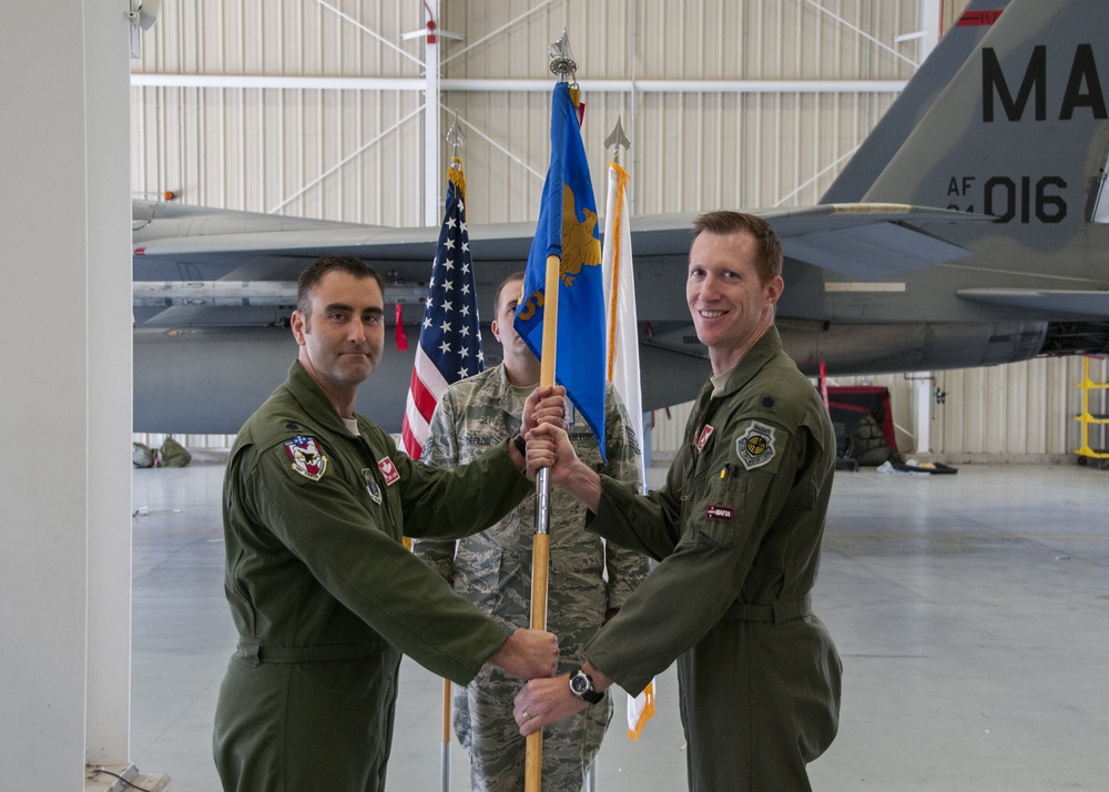 131st Fighter Squadron Holds Change of Command Ceremony