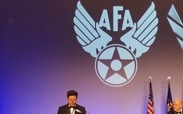 Dr. James Chow Accepts AFA Lifetime Achievement Award on behalf of the USAF SAB