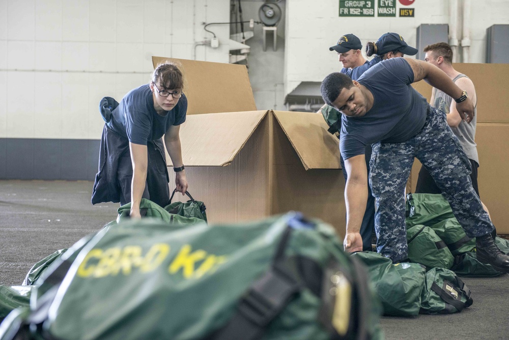 Sailors Organize CBR-D Kits