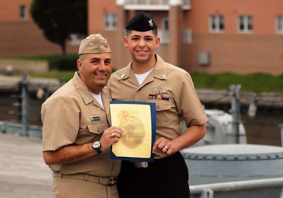 Naval Museum hosts a re-enlistment