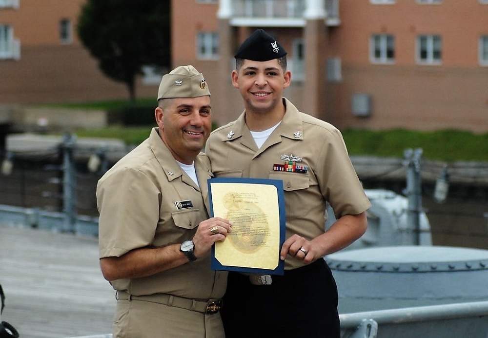 Naval Museum hosts a re-enlistment