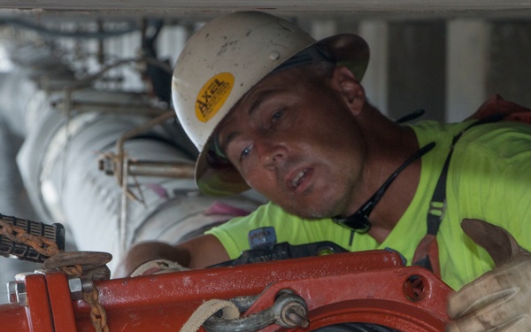 MOTSU: Fire suppression valve installed 4