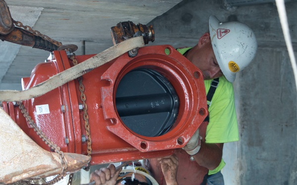 MOTSU: Fire suppression valve installed 5