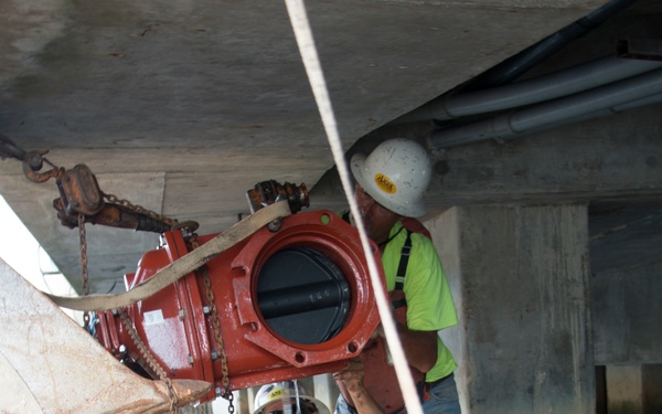 MOTSU: Fire suppression valve installed 7