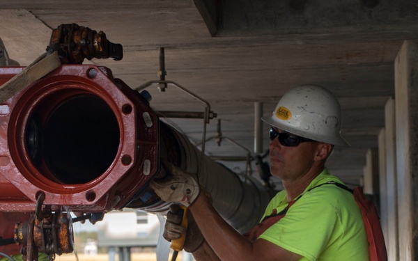 MOTSU: Fire suppression valve installed 8