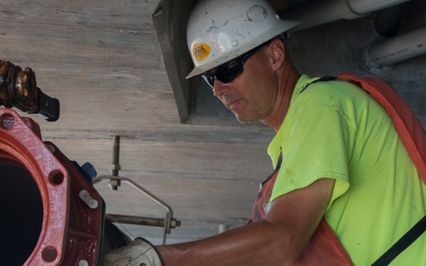 MOTSU: Fire suppression valve installed 9