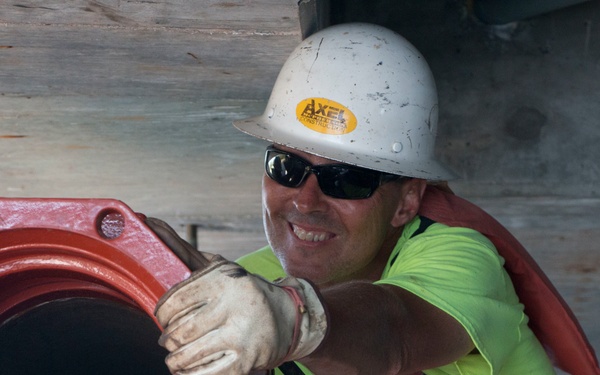 MOTSU: Fire suppression valve installed 11