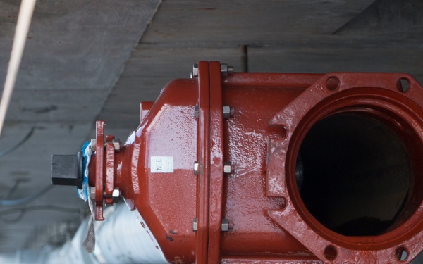 MOTSU: Fire suppression valve installed 13