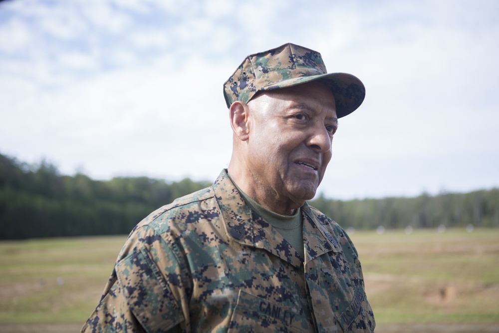 Sgt. Maj. Canley visits Quantico