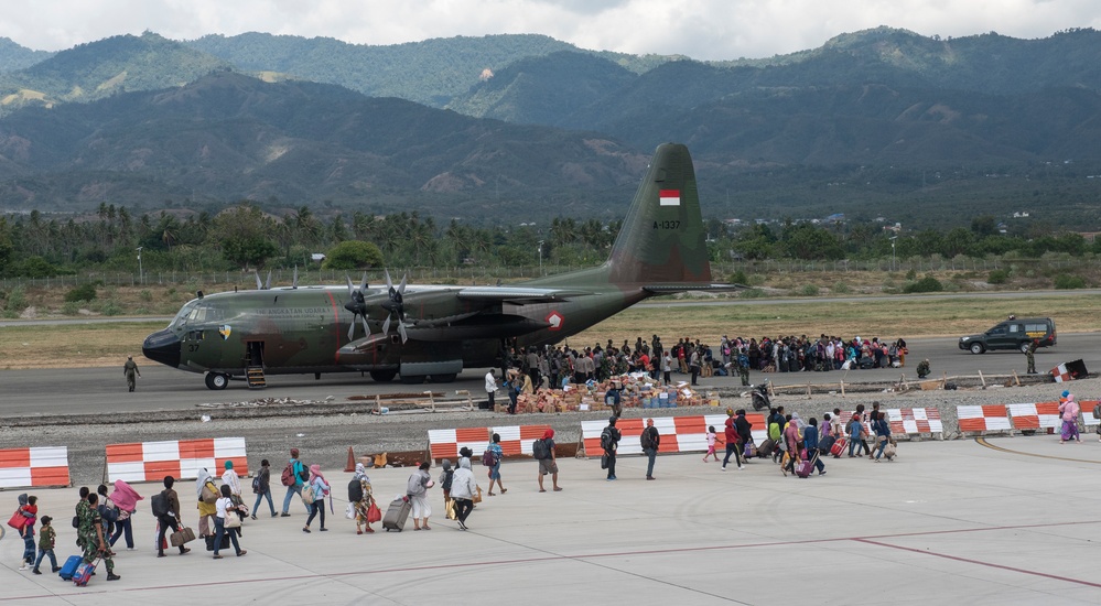 Indonesian Humanitarian relief expands with Multinational Support, Efforts