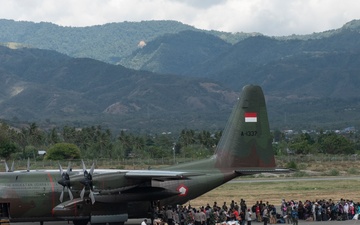 Indonesian Humanitarian relief expands with Multinational Support, Efforts
