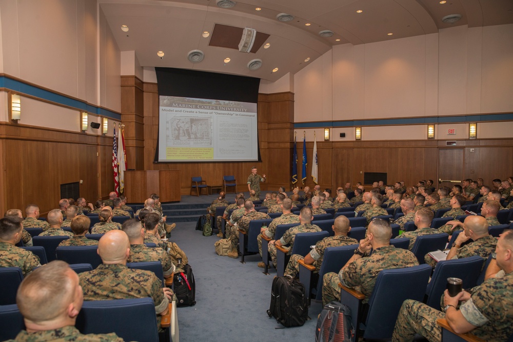 Brig. Gen. Bowers Opening Remarks 19-1 Cornerstone Course