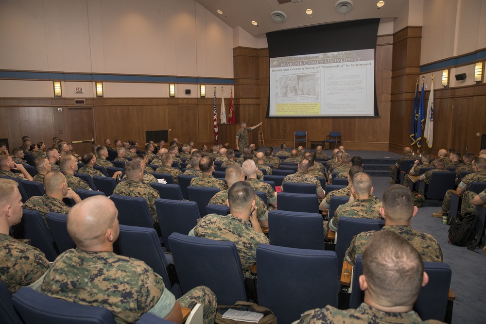 Brig. Gen. Bowers Opening Remarks 19-1 Cornerstone Course