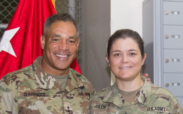 Lt. Gen. Michael X. Garrett, U.S. Army Central commander visits Soldiers in Qatar