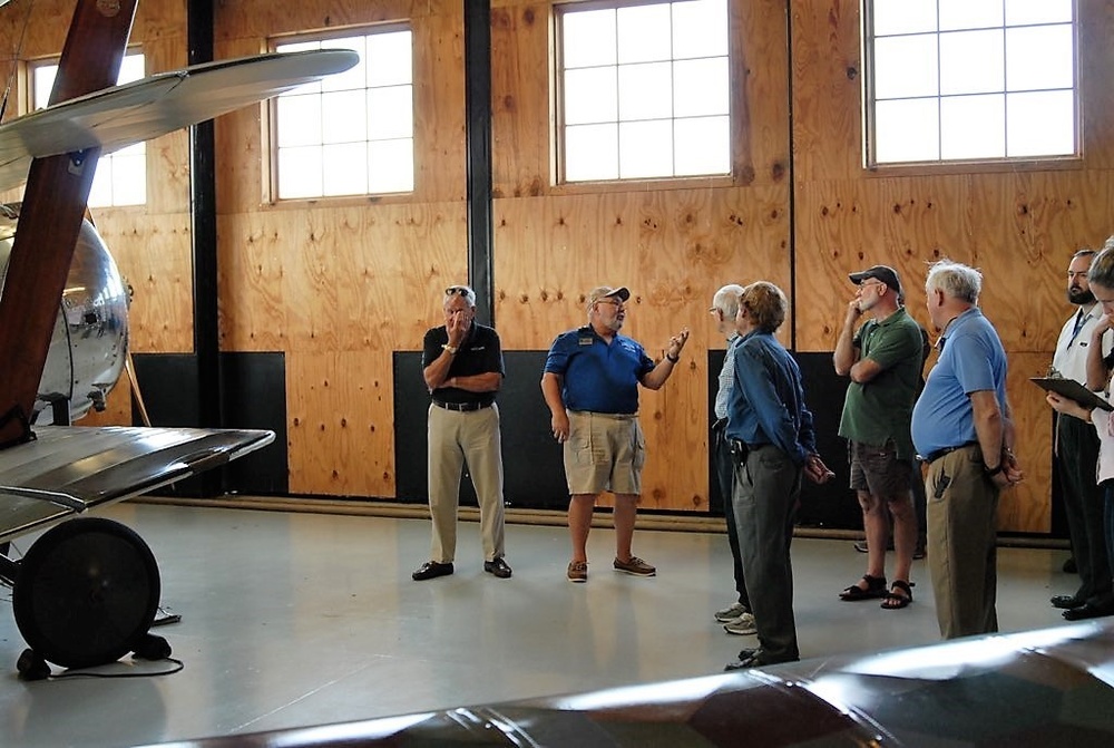 Naval Museum's volunteers descend on aviation museum