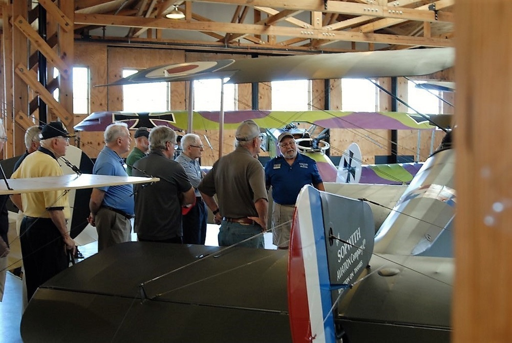 Naval Museum's volunteers descend on aviation museum