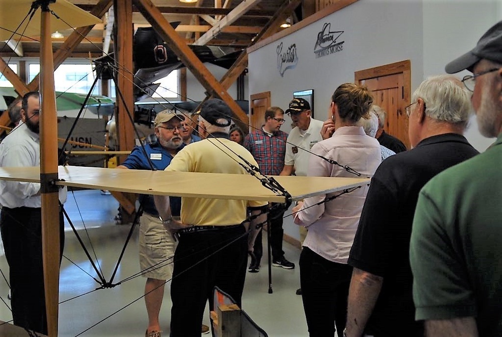 Naval Museum's volunteers descend on aviation museum