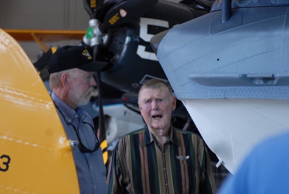 Naval Museum's volunteers tour aviation museum