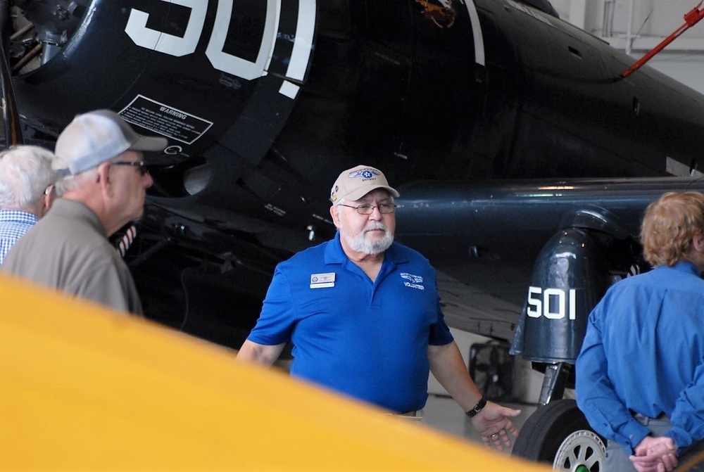 Naval Museum's volunteers tour aviation museum