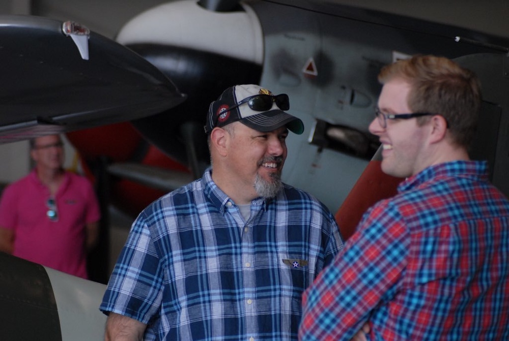 Naval Museum's volunteers descend on aviation museum