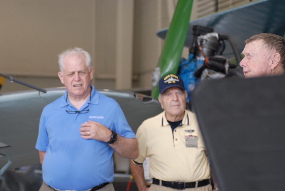 Naval Museum's volunteers descend on aviation museum