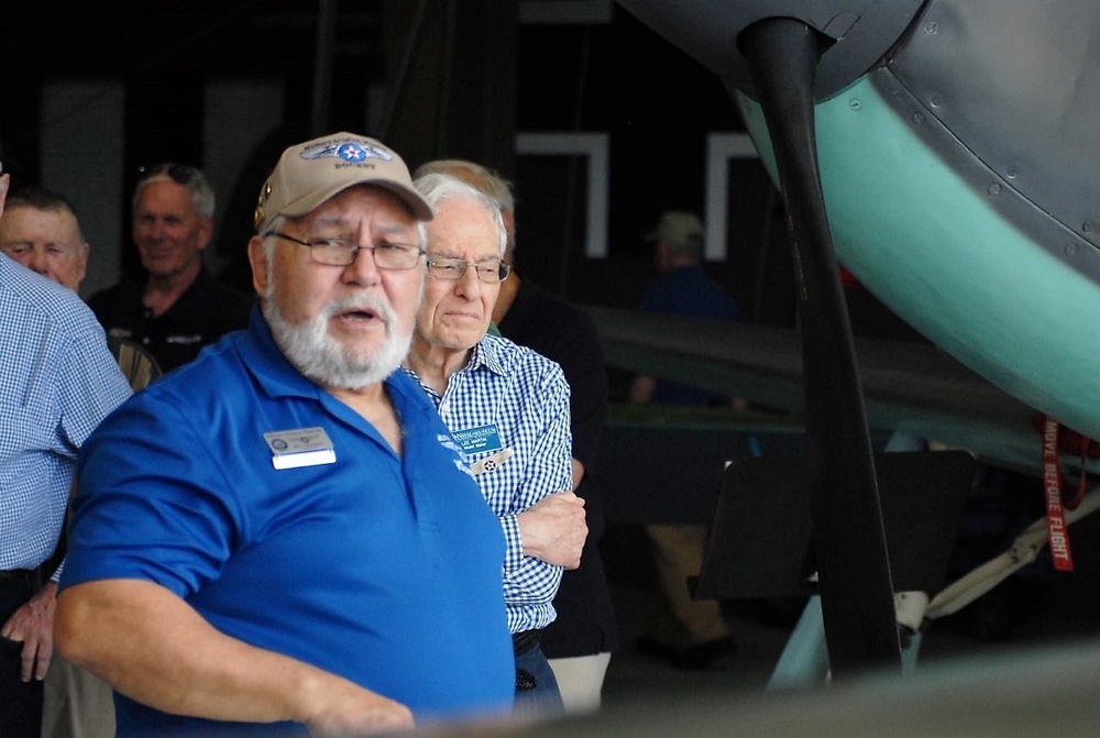 Naval Museum's volunteers descend on aviation museum