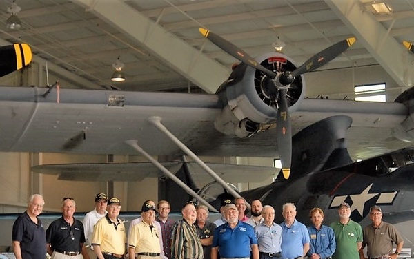 Naval Museum's volunteers descend on aviation museum
