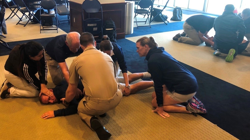 US Naval Academy Sports Medicine Team Sharpen Their Skills