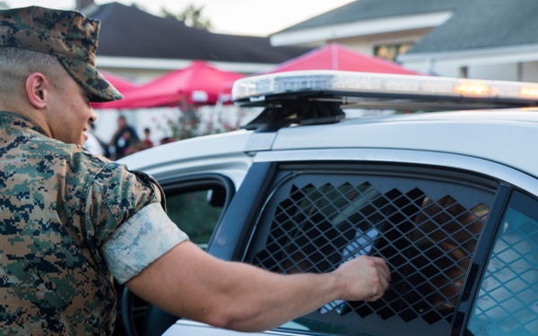 MARFORRES participates in &quot;Night Out Against Crime&quot;
