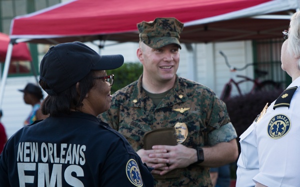 MARFORRES participates in &quot;Night Out Against Crime&quot;