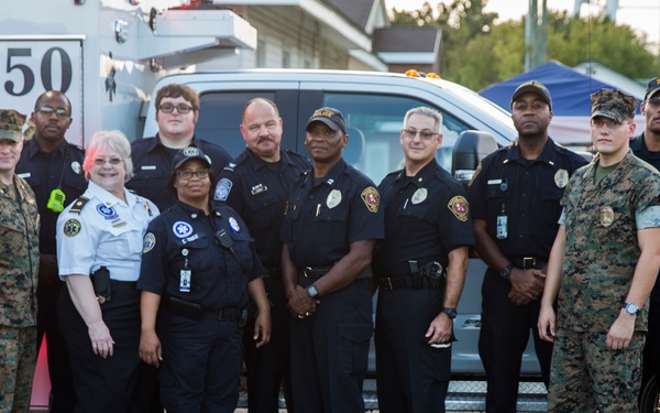 MARFORRES participates in &quot;Night Out Against Crime&quot;