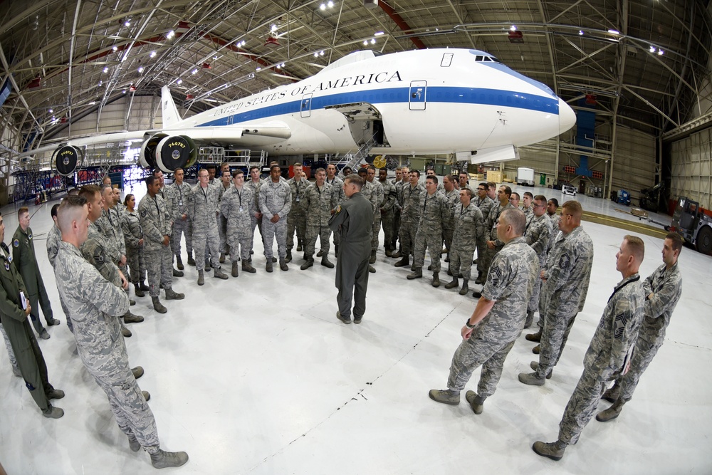 Global strike leaders connect with nuclear command, control team