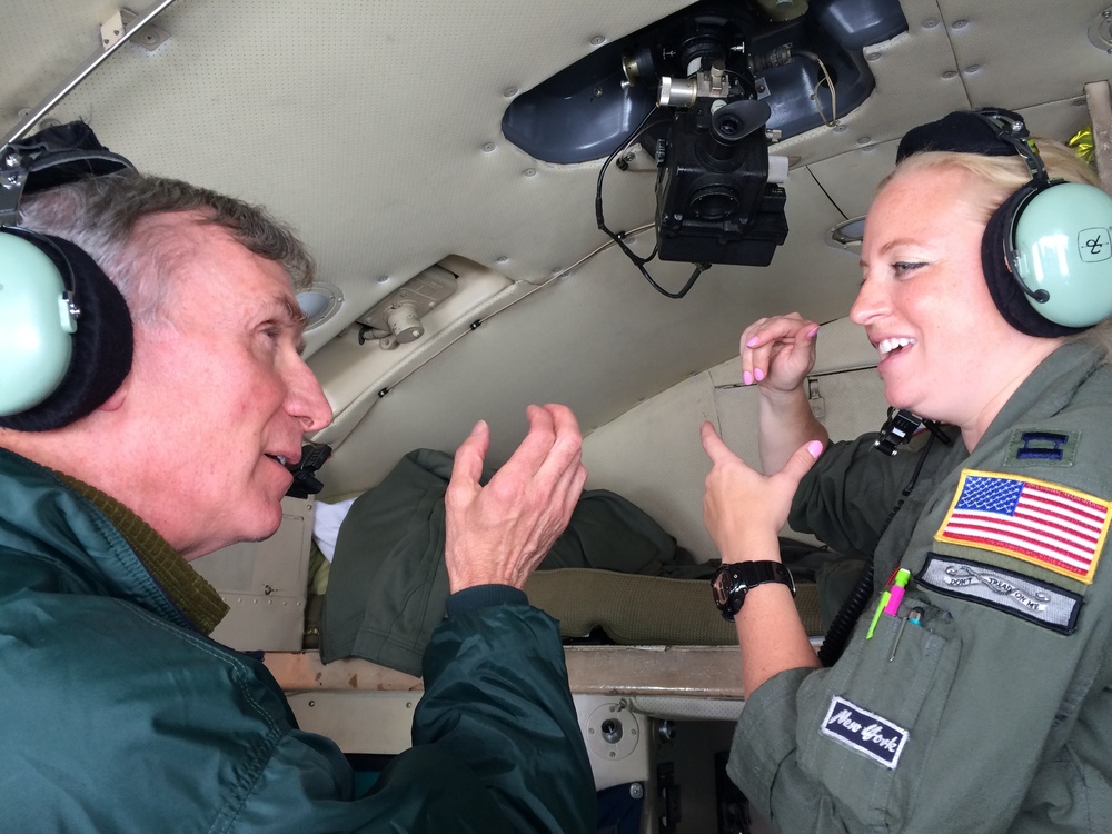 Bill Nye in an LC-130